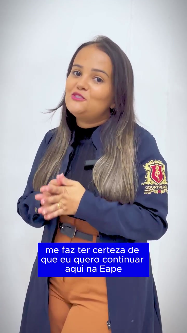 Capa do depoimento 1 de aluno da EAPE
